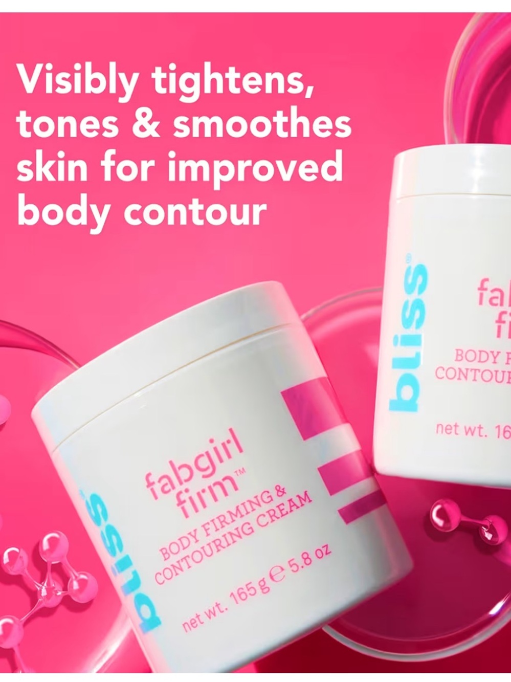 Body Firming & Contouring Cream, fabgirl firm, bliss NWT - Picture 2 of 4